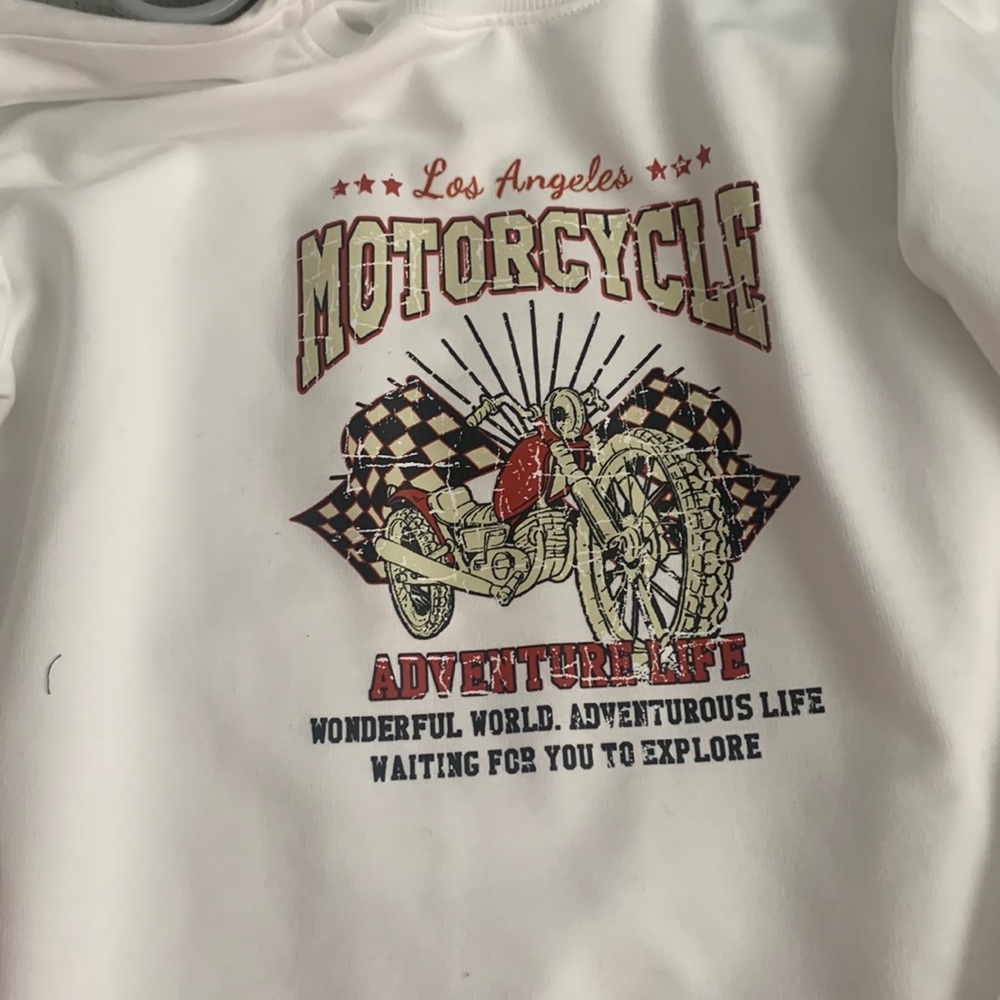 LA motorcycle crewneck